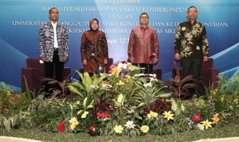 Sosialisasi empat pilar di Unair.