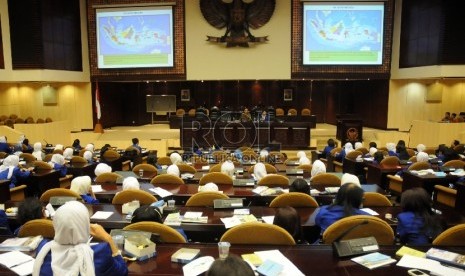 Sosialisasi Empat Pilar Kebangsaan, di Gedung MPR, Jakarta.