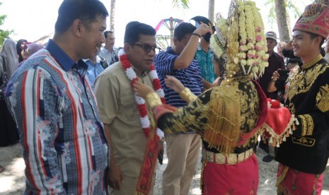 Sosialisasi Empat Pilar MPR yang dilaksanakan oleh Sekretariat Jenderal MPR dengan metode Pagelaran Seni Budaya.