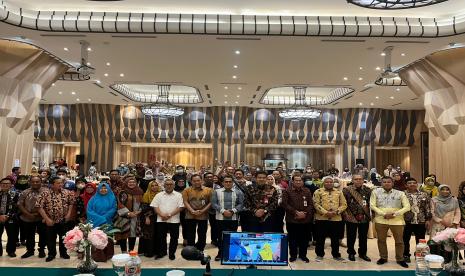 Sosialisasi Penilaian Badan Usaha Milik Daerah (BUMD) Award Tahun 2022 yang digelar Direktorat Jenderal (Ditjen) Bina Keuangan Daerah (Keuda) Kementerian Dalam Negeri (Kemendagri) RI di Hotel Orchardz Industri, Jakarta, Kamis (22/12/2022).