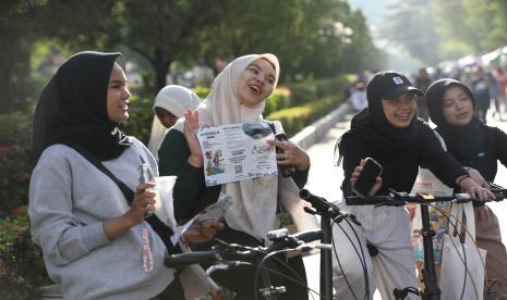 Sosialisasi program anak muda pada saat Car Free Day (CFD) di Jl. Tgk. Moh. Daud Beureueh, Banda Aceh, akhir pekan kemarin.