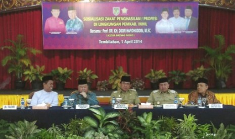 Sosialisasi sistem payrol Baznas di Indragiri Hilir