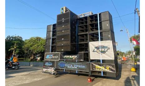 Sound system yang digunakan di Parade Sound System di Malang, Jawa Timur (ilustrasi). Parade ini menjadi kontroversi di kalangan publik.