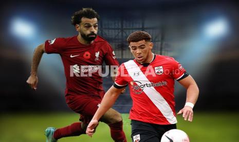 Striker Liverpool Mohamed Salah Vs striker Southampton Che Adams.