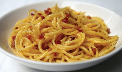 Spageti Carbonara (ilustrasi)