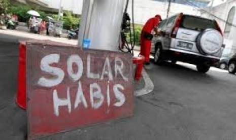 SPBU kehabisan stok solar