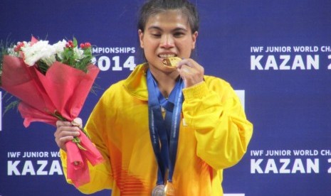 Sri Wahyuni Agustiani sumbang perak.