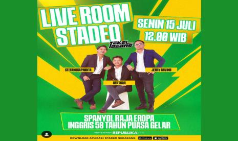 Stadeo menggelar live room membahas keberhasilan Spanyol juara Euro 2024.