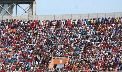 Stadion Accra di Ghana.