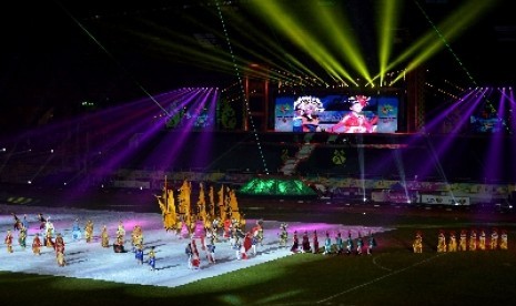 Stadion Gelora Sriwijaya, Jakabaring, Palembang.