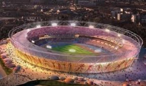 Stadion Olympic Stratford di London Timur