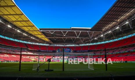 Stadion Wembley Inggris, tuan rumah laga Inggris di Grup D dan final di Euro 2020.