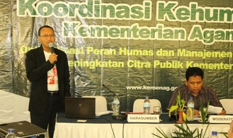 Staf Khusus Bidang Keterbukaan Informasi Publik Kemenhub  Hadi Mustafa Djuraid.