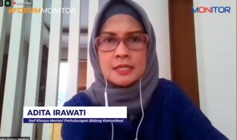 Staf Khusus Menteri Perhubungan Bidang Komunikasi, Adita Irawati.