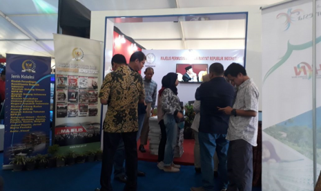 Stan Humas MPR RI di HPN 2018, Padang, Sumatera Barat.