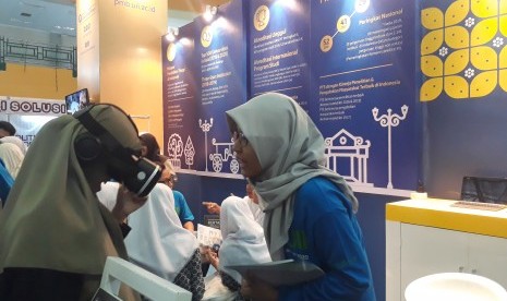  Stan Universitas Islam Indonesia (UII) di  Sulawesi Education and Techno Expo 2020, Rabu (19/2). 