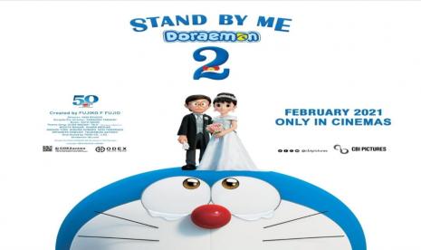 Stand by Me Doraemon 2 siap tayang di bioskop mulai 19 Februari 2021.