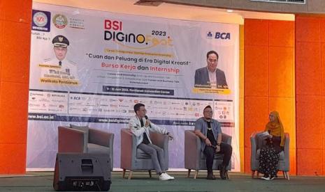 StartUp dan Innovation Talk BSI DiginoFest 2023 Pontianak hadirkan para pelaku Startup sebagai pembicara.