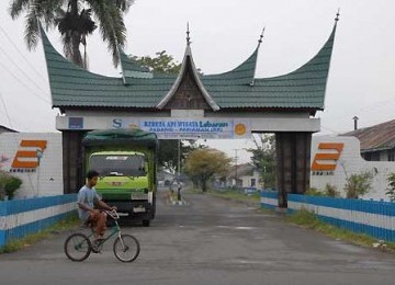 Stasiun kereta wisata Padang Panjang, Sumatera Barat.