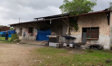 Stasiun Pulau Air di Padang yang saat ini kondisinya tidak terawat.