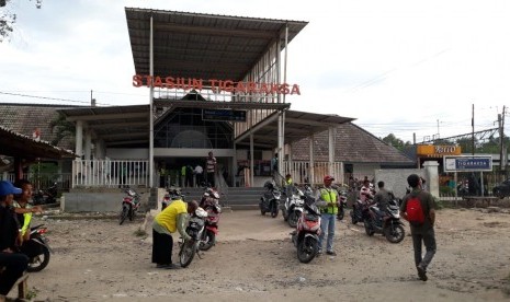 Stasiun Tigaraksa di Kabupaten Tangerang.