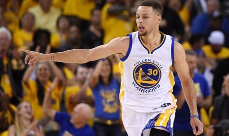 Mega bintang Golden State Warriors Stephen Curry.