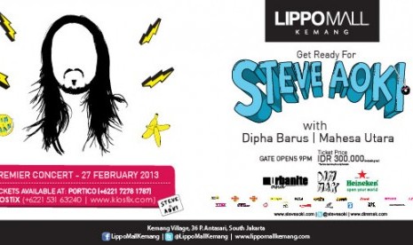 Steve Aoki gelar pertunjukan di Lippo Mall Kemang