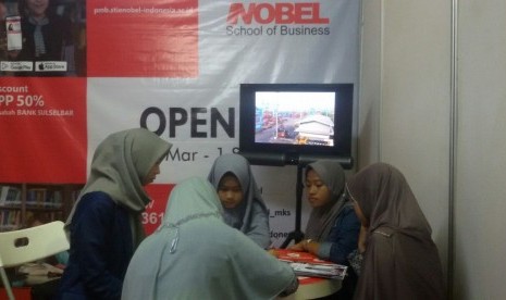 STIE Nobel menjadi salah satu peserta dalam Pameran Inovasi Perguruan Tinggi di Celebes Convention Center, Makassar. STIE Nobel menggratiskan biaya pendaftaran calon mahasiswa baru jenjang S1 dan S2 selama pameran berlangsung.