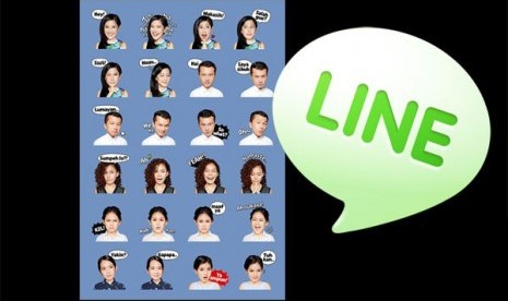 Stiker karakter AADC hadir di Line