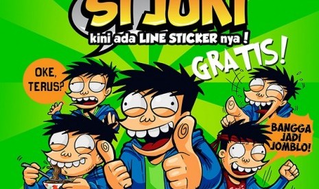 Stiker Si Juki di Line