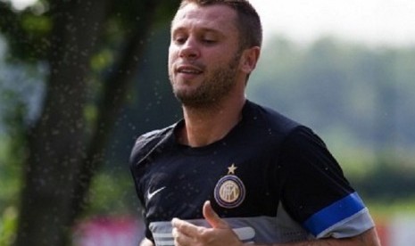 Striker anyar Inter Milan, Antonio Cassano.