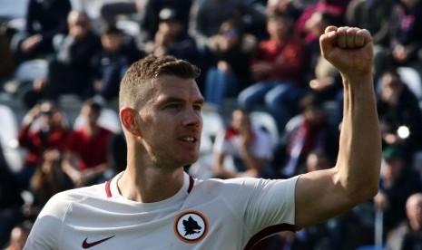 Striker AS Roma, Edin Dzeko.