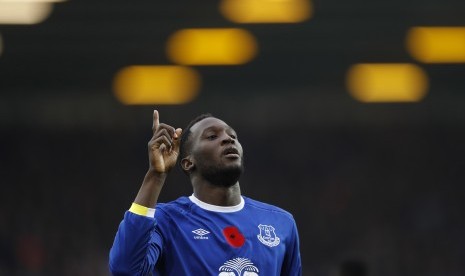 Striker Everton Romelu Lukaku.