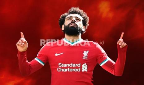 Striker Liverpool Mohamed Salah.