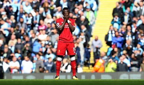 Striker Liverpool, Sadio Mane pada laga Liga Primer Inggris lawan Manchester City, Sabtu (9/9).