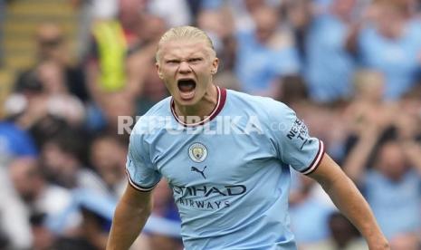 Striker Manchester City Erling Haaland.