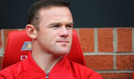 Striker Manchester United, Wayne Rooney.