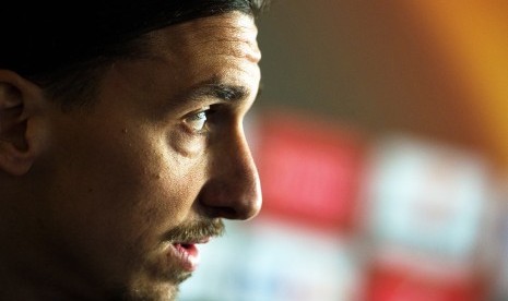 Striker Manchester United, Zlatan Ibrahimovic.