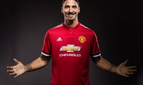 Striker Manchester United, Zlatan Ibrahimovic.