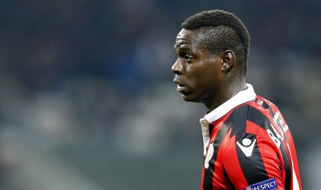 Striker OGC Nice, Mario Balotelli.