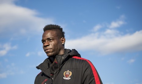 Striker OGC Nice, Mario Balotelli.