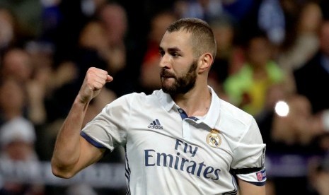 Striker Real Madrid, Karim Benzema.