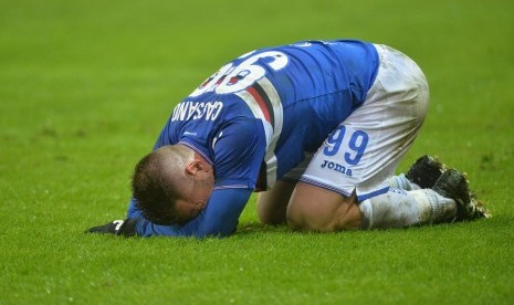 Striker Sampdoria, Antonio Cassano.