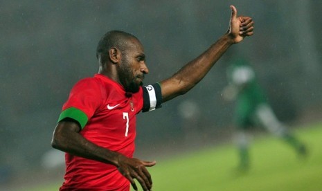 Striker Timnas Indonesia Boaz Sollosa 