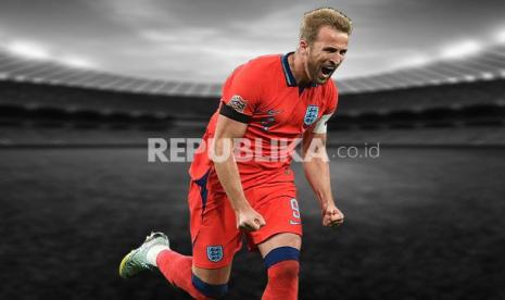 Striker timnas Inggris, Harry Kane.