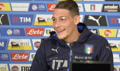 Striker timnas Italia, Andrea Belotti.