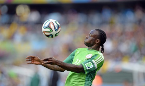 Striker timnas Nigeria, Victor Moses.