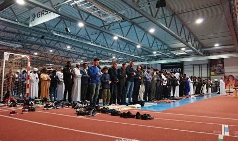 Suasa shalat Idul Fitri di Norwegia (selasa (4/6).