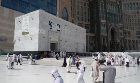 Suasan jamaah Umrah di kawasan Masjidil Haram, Makkah