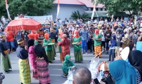 Suasana acara FEstival Budaya Kepulauan Selayar